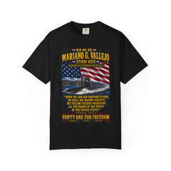 USS Mariano G. Vallejo SSBN-658 Submarine T-Shirt — Forty One For Freedom Patriotic Tee