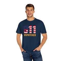 Vintage 911 Dispatcher Garment Dyed T-Shirt