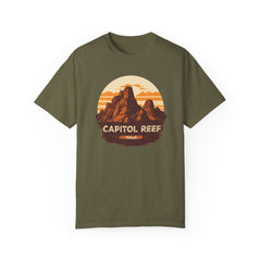 Capitol Reef National Park Graphic, Comfort Colors Soft Relaxed Fit Unisex Garment-Dyed T-shirt