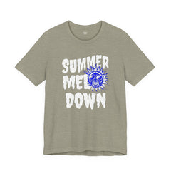 Summer Meltdown Graphic Tee — "Summer Melt Down" Sun Design