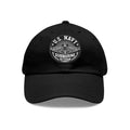 United States Navy Submarine Veteran Dad Hat with Leather Patch (Round) / Dolphins / Submarine Breast Insignia