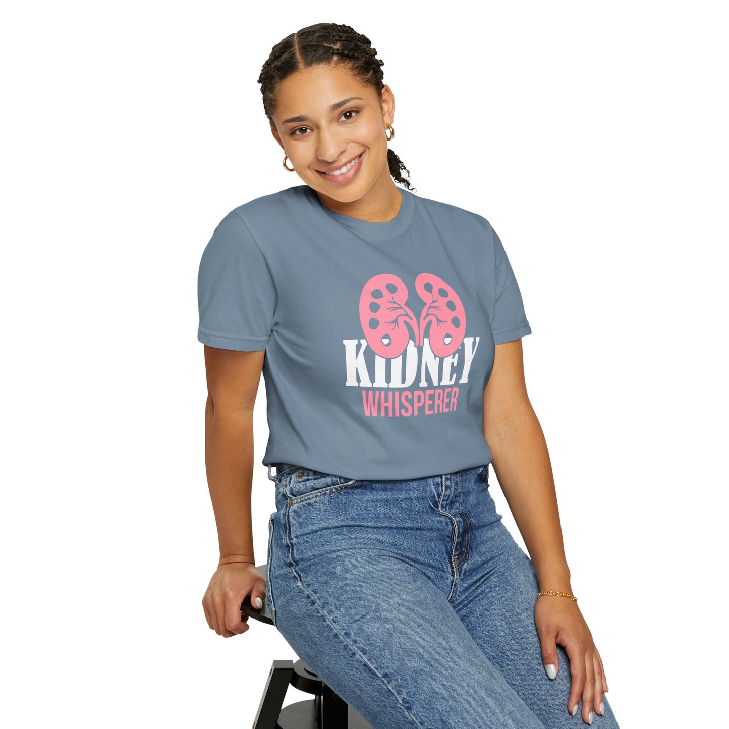 Kidney Whisperer Graphic Unisex Garment-Dyed T-shirt