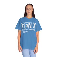Raised on Hose Water and Neglect — Retro Graphic T-Shirt (Vintage Gift for Gen X)