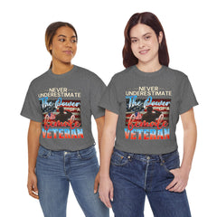 Female Veteran Pride T-Shirt — Gift for Her (Army, Navy, Air Force, Marines)