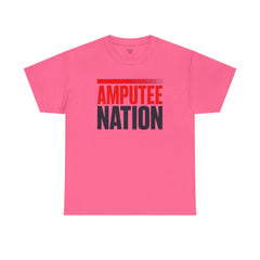Amputee Nation Unisex Heavy Cotton Tee, Support Shirt, Gift for Amputees, Awareness Apparel, Casual Comfort Wear