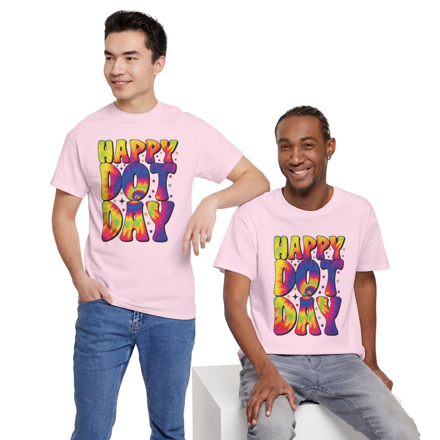 HAPPY DOT DAY - Graphic Unisex Heavy Cotton Tee