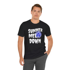 Summer Meltdown Graphic Tee — "Summer Melt Down" Sun Design