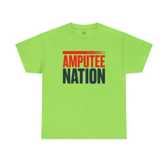 Amputee Nation Unisex Heavy Cotton Tee, Support Shirt, Gift for Amputees, Awareness Apparel, Casual Comfort Wear