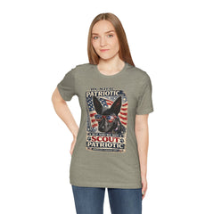 Personalized with your Dogs name and image - Patriotic Dog T-Shirt