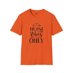 Nurse Vibes - Unisex Softstyle T-Shirt | Nurse Awareness, Medical Wear, Gift For Her, Scrubs Lover, Hospital Staff Gift, Registered Nurse,RN