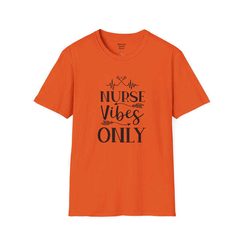 Nurse Vibes - Unisex Softstyle T-Shirt | Nurse Awareness, Medical Wear, Gift For Her, Scrubs Lover, Hospital Staff Gift, Registered Nurse,RN