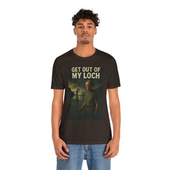 Get Out Of My Loch Nostalgic Graphic Tee. Clint Eastwood Satire Tee