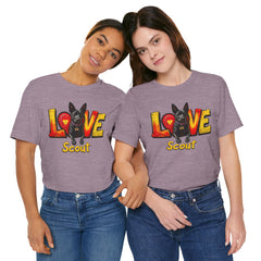 Personalized Love Your Dog T-Shirt — Designed with your dogs name and picture Graphic Tee