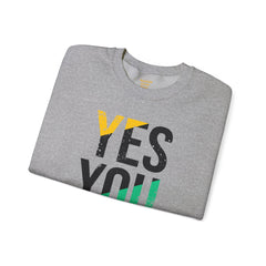 YES YOU CAN - Unisex Heavy Blend™ Crewneck Sweatshirt