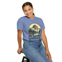 Glacier National Park Graphic, Comfort Colors Soft Relaxed Fit Unisex Garment-Dyed T-shirt