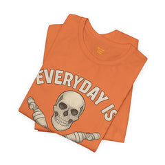 Fitness Tee | Leg Amputee Funny Skull, Everyday Leg Day Gym Shirt, Workout Top