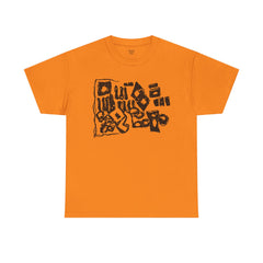 Abstract Artistic Unisex Cotton Tee - Unique Graphic Design, Casual Wear, Gifts for Art Lovers, Everyday Style, Eco-Friendly Fashion