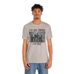 The Outsiders Shirt, Front and Back Images, Greasers Characters Shirt, Unisex Jersey Short Sleeve Tee