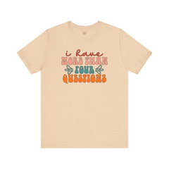 Groovy Four Questions Passover Unisex Tee