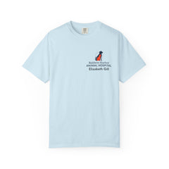 Elizabeth Gill  Front Logo Back Graphic Baldwin Harbor Animal Hospital "Who Let the Dogs Out?" Tee