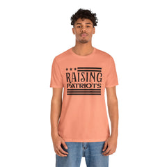 Raising Patriots Tee – Americana Stars & Stripes Family Pride T-Shirt