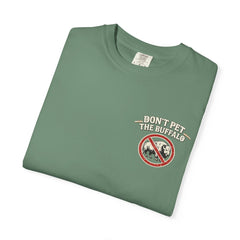 Wyoming Funny Roadtrip T-Shirt — "Three Things You Don’t Do in Wyoming" Adventure Tee
