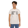 Personality, Looks, Fingers Count - Unisex Heavy Cotton Tee / Prosthetic Humor / One Leg / One Arm / Missing Fingers