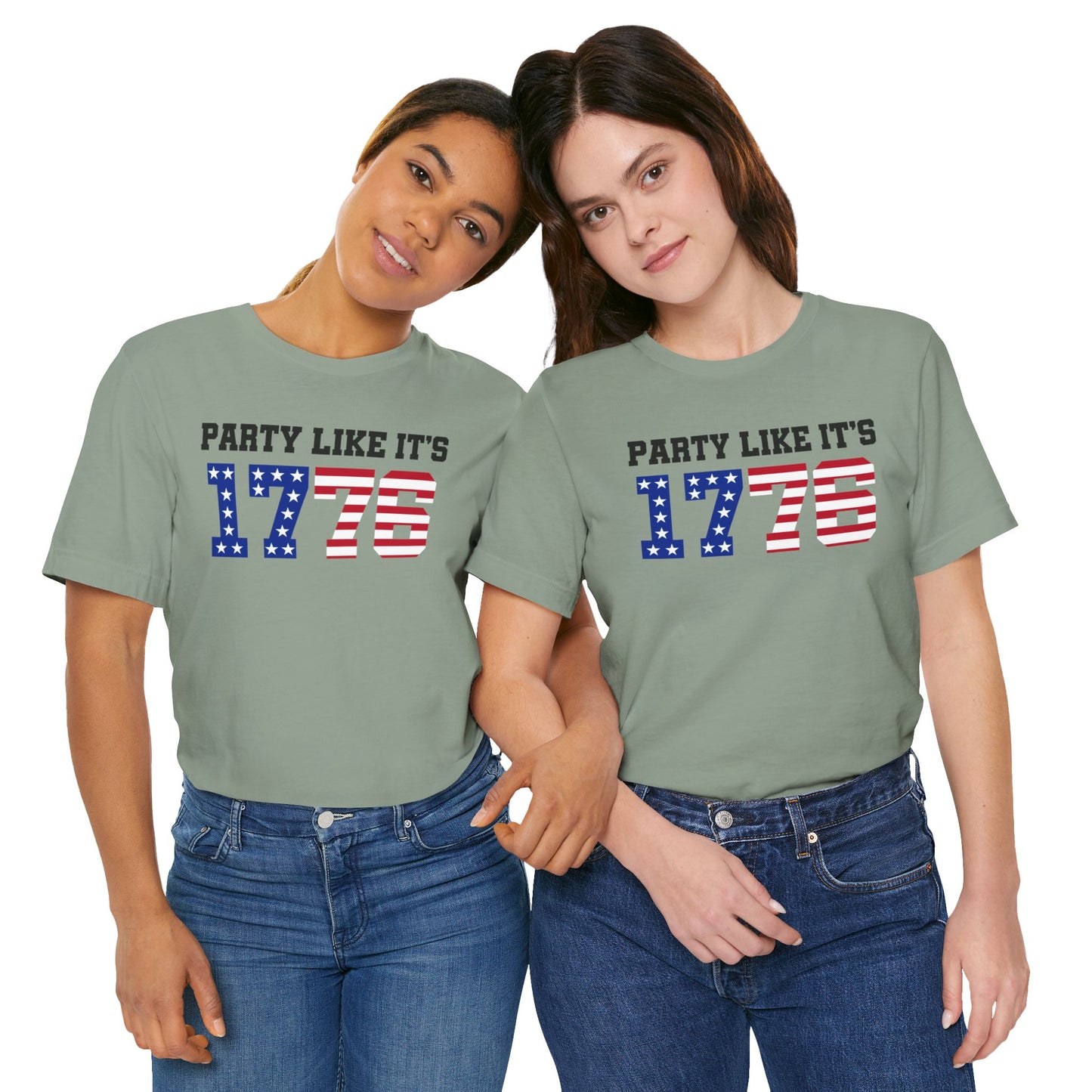 Party Like Its 1776, Graphic Unisex Jersey Short Sleeve Tee