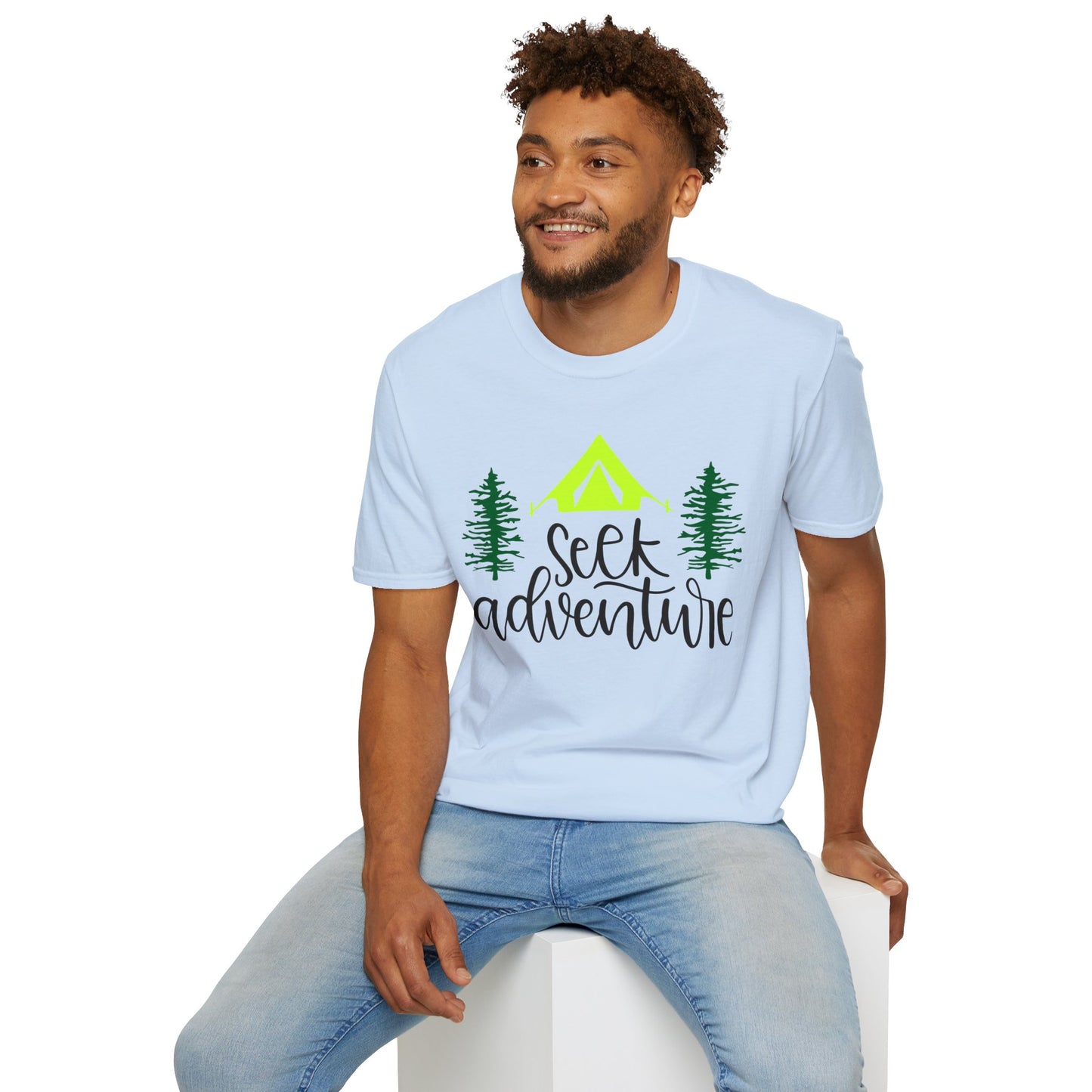 Seek Adventure Unisex Softstyle T-Shirt