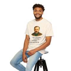Louis Pasteur Portrait Tee – "I didn't create germs, I just warned you about them."