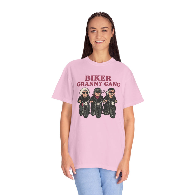 Biker Granny Gang T-shirt, Unisex Tee for Motorcycle Lovers, Fun Gift for Bikers, Unique Graphic Shirt, Perfect for Rides or Casual Wear