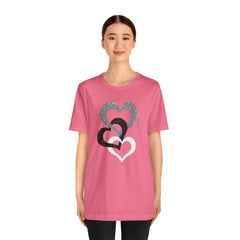 Triple Heart Design Tee