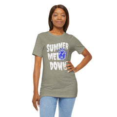 Summer Meltdown Graphic Tee — "Summer Melt Down" Sun Design