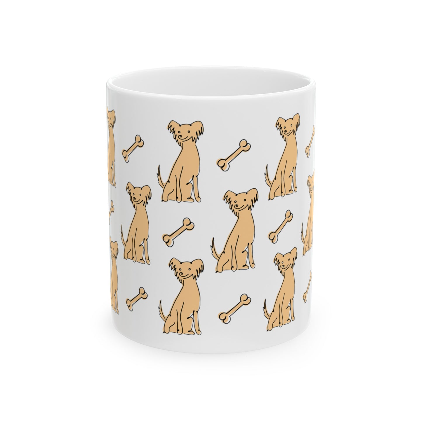 Border Collie Ceramic Mug, (11oz, 15oz)