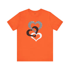 Triple Heart Design Tee