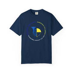 Blue French Horn & Yellow Umbrella T-Shirt — HIMYM Fan Tee