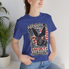 Personalized with your Dogs name and image - Patriotic Dog T-Shirt