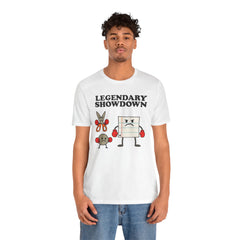 Legendary Showdown Rock Paper Scissors Funny Graphic Tee