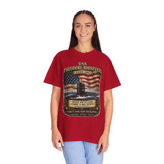 USS Theodore Roosevelt SSBN-600 T-Shirt – "Speak Softly and Carry a Big Stick" Patriotic Submarine Tee