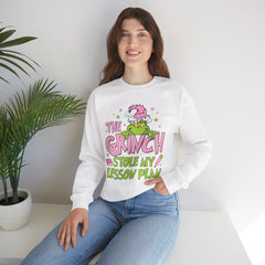 Grinch Stole My Lesson Plan Sweatshirt