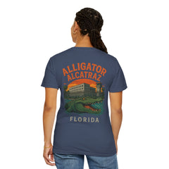 Alligator Alcatraz T-Shirt, Vintage Style Tee, Florida Souvenir Shirt, Unisex Graphic Top, Comfortable Casual Wear