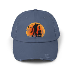 Haunted House Zombie Unisex Distressed Cap