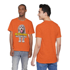 My Therapist Has A Wet Nose Personalized with your dog(s) image T-Shirt