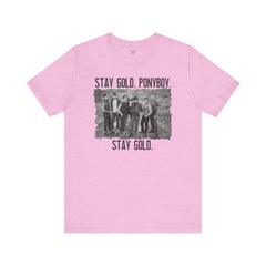 The Outsiders Shirt, Front and Back Images, Greasers Characters Shirt, Unisex Jersey Short Sleeve Tee