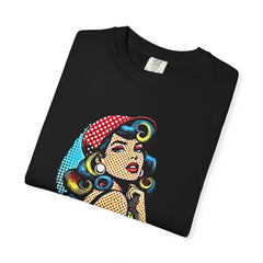 Pop Art Pinup Girl Comfort Colors T-Shirt