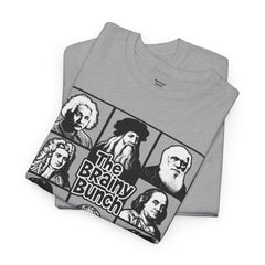 The Brainy Bunch Tee — Vintage Scientist Portraits Graphic T-Shirt