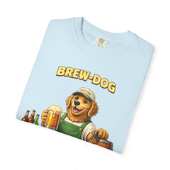 Golden Retriever Brewer Beer T-Shirt — Cute Brew-Dog Graphic Tee