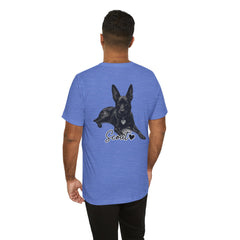 Dog Dad T-Shirt — Personalized Your Dog Image  Tee (Custom Name)