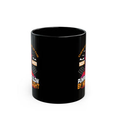 There Is Magic In The Night - Halloween Graphic Black Mug (11oz, 15oz)