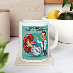 Nephrologists Do It Better Under Pressure, Graphic Ceramic Mug, (11oz, 15oz)